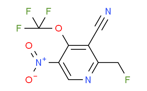 3-Cyano-2-(fluoromethyl)-5-nitro-4-(trifluoromethoxy)pyridine