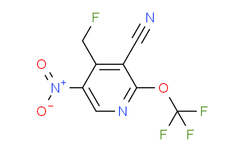 3-Cyano-4-(fluoromethyl)-5-nitro-2-(trifluoromethoxy)pyridine