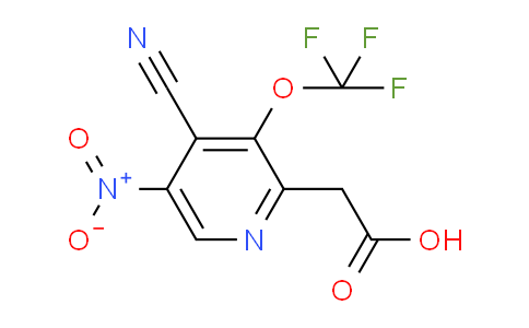 4-Cyano-5-nitro-3-(trifluoromethoxy)pyridine-2-acetic acid