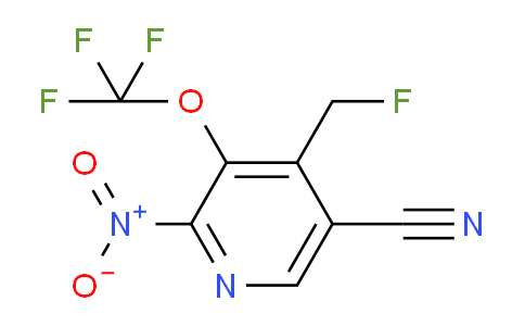 5-Cyano-4-(fluoromethyl)-2-nitro-3-(trifluoromethoxy)pyridine