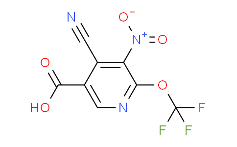 4-Cyano-3-nitro-2-(trifluoromethoxy)pyridine-5-carboxylic acid