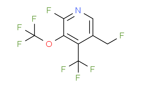 2-Fluoro-5-(fluoromethyl)-3-(trifluoromethoxy)-4-(trifluoromethyl)pyridine
