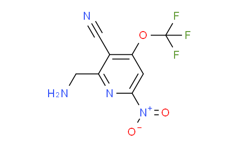 2-(Aminomethyl)-3-cyano-6-nitro-4-(trifluoromethoxy)pyridine