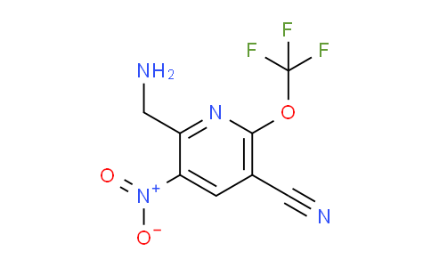2-(Aminomethyl)-5-cyano-3-nitro-6-(trifluoromethoxy)pyridine