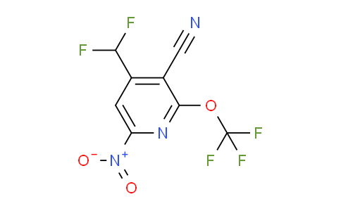 AM214050 | 1803624-34-1 | 3-Cyano-4-(difluoromethyl)-6-nitro-2-(trifluoromethoxy)pyridine