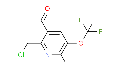 AM214055 | 1806737-75-6 | 2-(Chloromethyl)-6-fluoro-5-(trifluoromethoxy)pyridine-3-carboxaldehyde