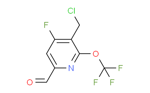 AM214057 | 1804482-10-7 | 3-(Chloromethyl)-4-fluoro-2-(trifluoromethoxy)pyridine-6-carboxaldehyde