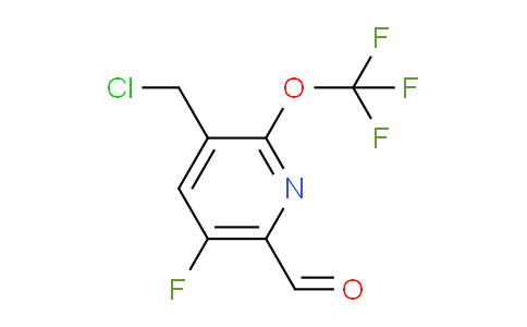 AM214063 | 1804317-34-7 | 3-(Chloromethyl)-5-fluoro-2-(trifluoromethoxy)pyridine-6-carboxaldehyde