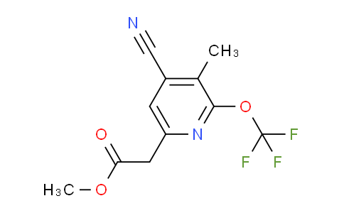 AM214088 | 1803620-67-8 | Methyl 4-cyano-3-methyl-2-(trifluoromethoxy)pyridine-6-acetate