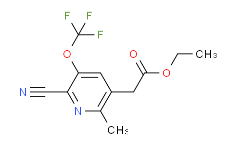 AM214094 | 1806076-12-9 | Ethyl 2-cyano-6-methyl-3-(trifluoromethoxy)pyridine-5-acetate