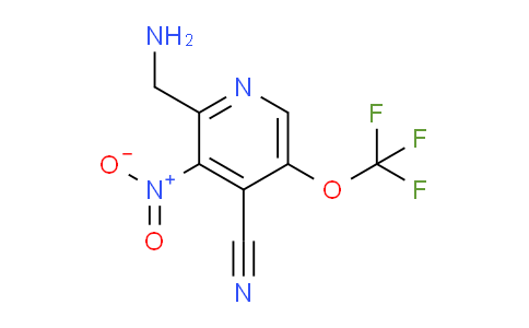 2-(Aminomethyl)-4-cyano-3-nitro-5-(trifluoromethoxy)pyridine