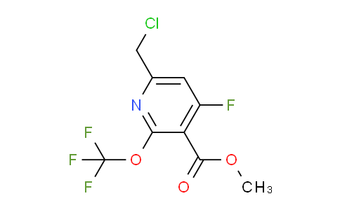 Methyl 6-(chloromethyl)-4-fluoro-2-(trifluoromethoxy)pyridine-3-carboxylate