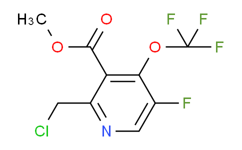 Methyl 2-(chloromethyl)-5-fluoro-4-(trifluoromethoxy)pyridine-3-carboxylate