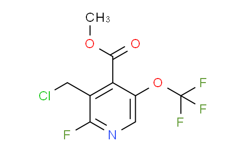 Methyl 3-(chloromethyl)-2-fluoro-5-(trifluoromethoxy)pyridine-4-carboxylate