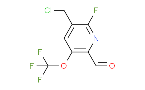 AM214113 | 1804317-24-5 | 3-(Chloromethyl)-2-fluoro-5-(trifluoromethoxy)pyridine-6-carboxaldehyde