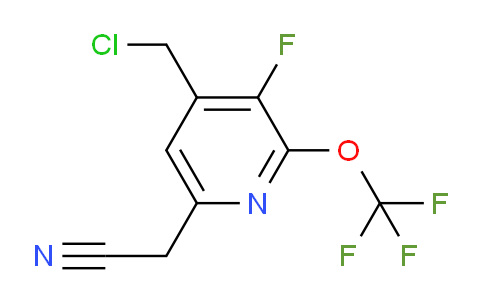 AM214120 | 1804332-71-5 | 4-(Chloromethyl)-3-fluoro-2-(trifluoromethoxy)pyridine-6-acetonitrile