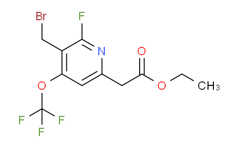 AM214121 | 1804820-09-4 | Ethyl 3-(bromomethyl)-2-fluoro-4-(trifluoromethoxy)pyridine-6-acetate