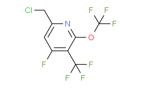 6-(Chloromethyl)-4-fluoro-2-(trifluoromethoxy)-3-(trifluoromethyl)pyridine