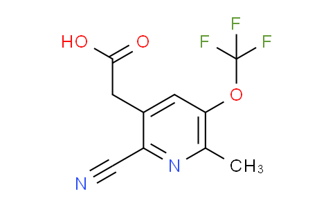 AM214144 | 1806216-12-5 | 2-Cyano-6-methyl-5-(trifluoromethoxy)pyridine-3-acetic acid