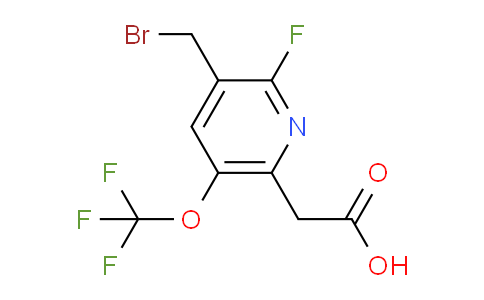AM214161 | 1806184-44-0 | 3-(Bromomethyl)-2-fluoro-5-(trifluoromethoxy)pyridine-6-acetic acid