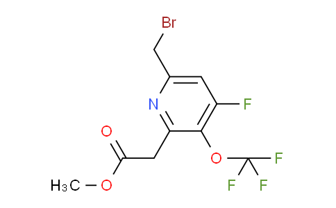 AM214169 | 1804757-11-6 | Methyl 6-(bromomethyl)-4-fluoro-3-(trifluoromethoxy)pyridine-2-acetate