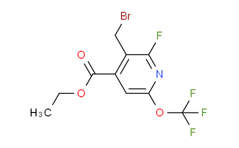 AM214182 | 1804307-86-5 | Ethyl 3-(bromomethyl)-2-fluoro-6-(trifluoromethoxy)pyridine-4-carboxylate