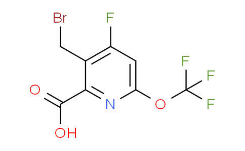 AM214187 | 1804321-17-2 | 3-(Bromomethyl)-4-fluoro-6-(trifluoromethoxy)pyridine-2-carboxylic acid
