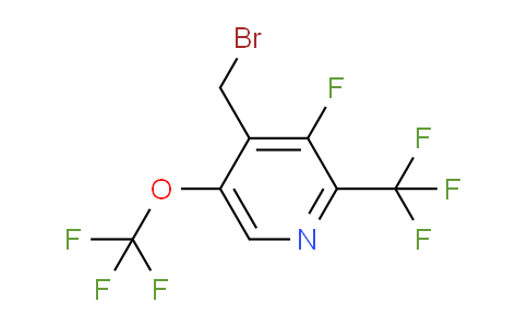 AM214202 | 1806735-43-2 | 4-(Bromomethyl)-3-fluoro-5-(trifluoromethoxy)-2-(trifluoromethyl)pyridine