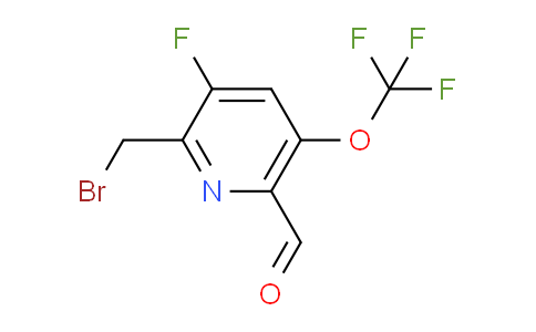 AM214203 | 1804320-53-3 | 2-(Bromomethyl)-3-fluoro-5-(trifluoromethoxy)pyridine-6-carboxaldehyde