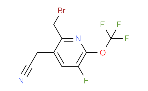 AM214206 | 1804316-37-7 | 2-(Bromomethyl)-5-fluoro-6-(trifluoromethoxy)pyridine-3-acetonitrile