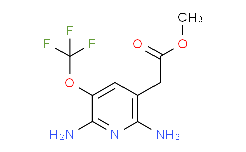 Methyl 2,6-diamino-3-(trifluoromethoxy)pyridine-5-acetate