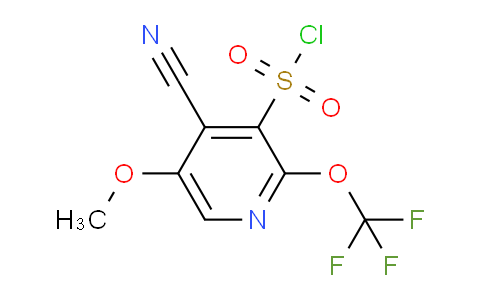 AM214281 | 1804824-61-0 | 4-Cyano-5-methoxy-2-(trifluoromethoxy)pyridine-3-sulfonyl chloride