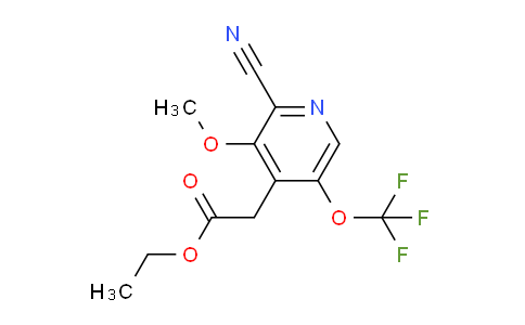 AM214283 | 1804400-72-3 | Ethyl 2-cyano-3-methoxy-5-(trifluoromethoxy)pyridine-4-acetate
