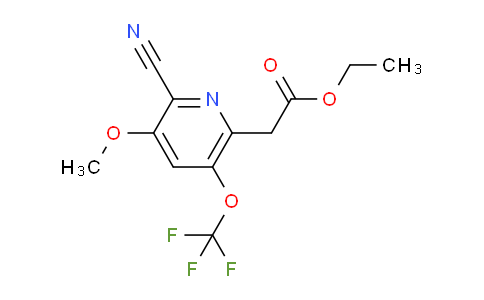 AM214303 | 1806224-11-2 | Ethyl 2-cyano-3-methoxy-5-(trifluoromethoxy)pyridine-6-acetate