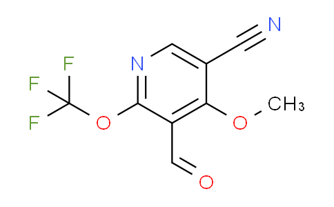 5-Cyano-4-methoxy-2-(trifluoromethoxy)pyridine-3-carboxaldehyde