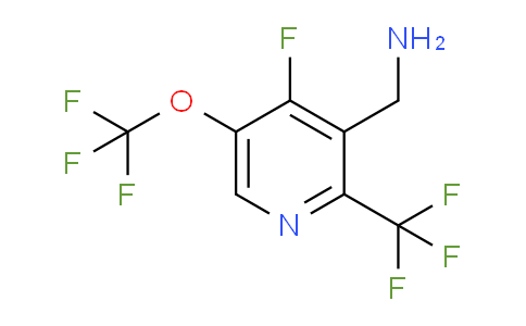 AM214353 | 1806726-30-6 | 3-(Aminomethyl)-4-fluoro-5-(trifluoromethoxy)-2-(trifluoromethyl)pyridine