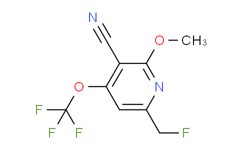 3-Cyano-6-(fluoromethyl)-2-methoxy-4-(trifluoromethoxy)pyridine