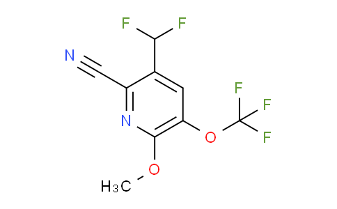 2-Cyano-3-(difluoromethyl)-6-methoxy-5-(trifluoromethoxy)pyridine