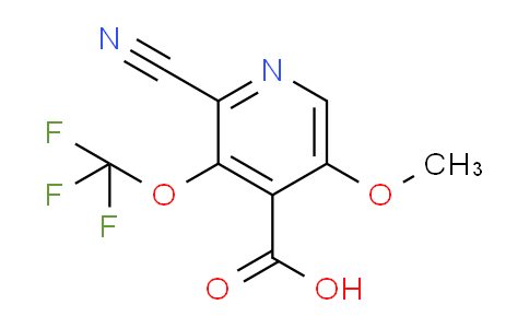 2-Cyano-5-methoxy-3-(trifluoromethoxy)pyridine-4-carboxylic acid