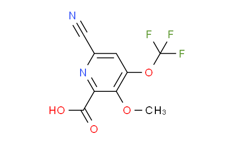 6-Cyano-3-methoxy-4-(trifluoromethoxy)pyridine-2-carboxylic acid