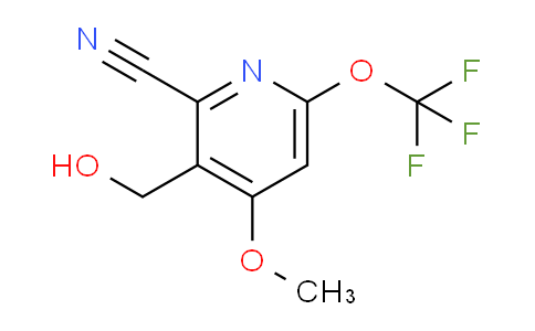 2-Cyano-4-methoxy-6-(trifluoromethoxy)pyridine-3-methanol
