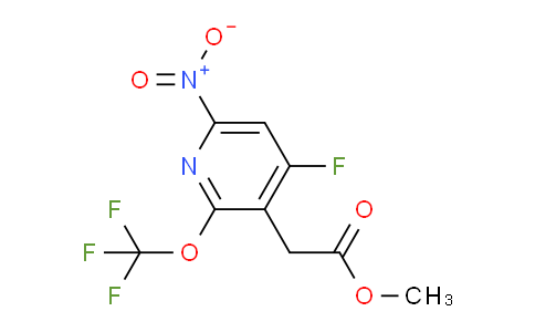 Methyl 4-fluoro-6-nitro-2-(trifluoromethoxy)pyridine-3-acetate