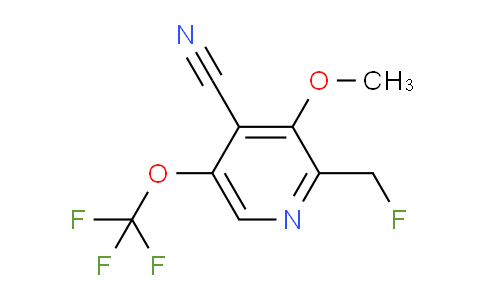 AM214392 | 1806222-95-6 | 4-Cyano-2-(fluoromethyl)-3-methoxy-5-(trifluoromethoxy)pyridine