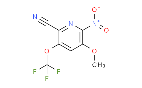 2-Cyano-5-methoxy-6-nitro-3-(trifluoromethoxy)pyridine