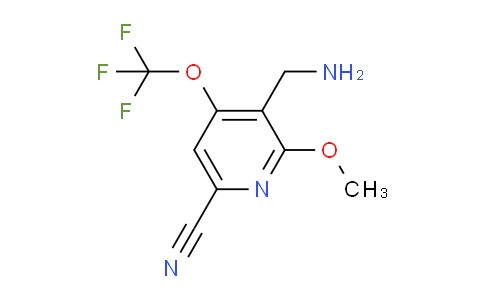 3-(Aminomethyl)-6-cyano-2-methoxy-4-(trifluoromethoxy)pyridine