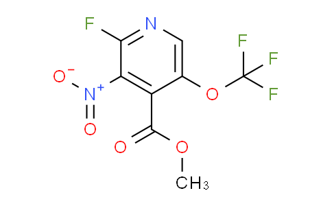 Methyl 2-fluoro-3-nitro-5-(trifluoromethoxy)pyridine-4-carboxylate