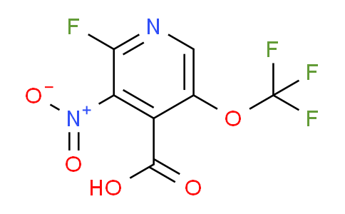 AM214432 | 1804784-35-7 | 2-Fluoro-3-nitro-5-(trifluoromethoxy)pyridine-4-carboxylic acid