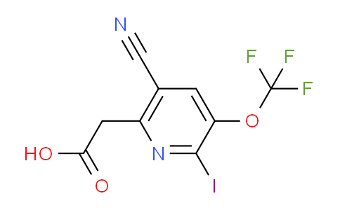 AM214459 | 1804693-84-2 | 5-Cyano-2-iodo-3-(trifluoromethoxy)pyridine-6-acetic acid