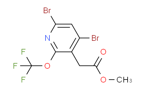 AM21446 | 1804299-01-1 | Methyl 4,6-dibromo-2-(trifluoromethoxy)pyridine-3-acetate