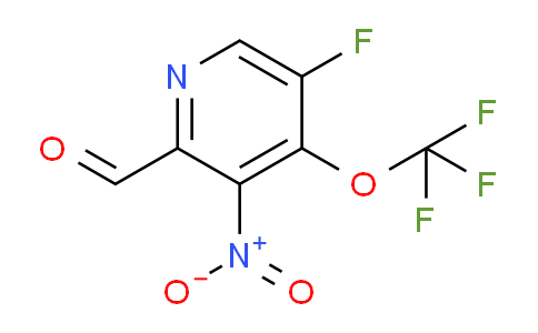 5-Fluoro-3-nitro-4-(trifluoromethoxy)pyridine-2-carboxaldehyde